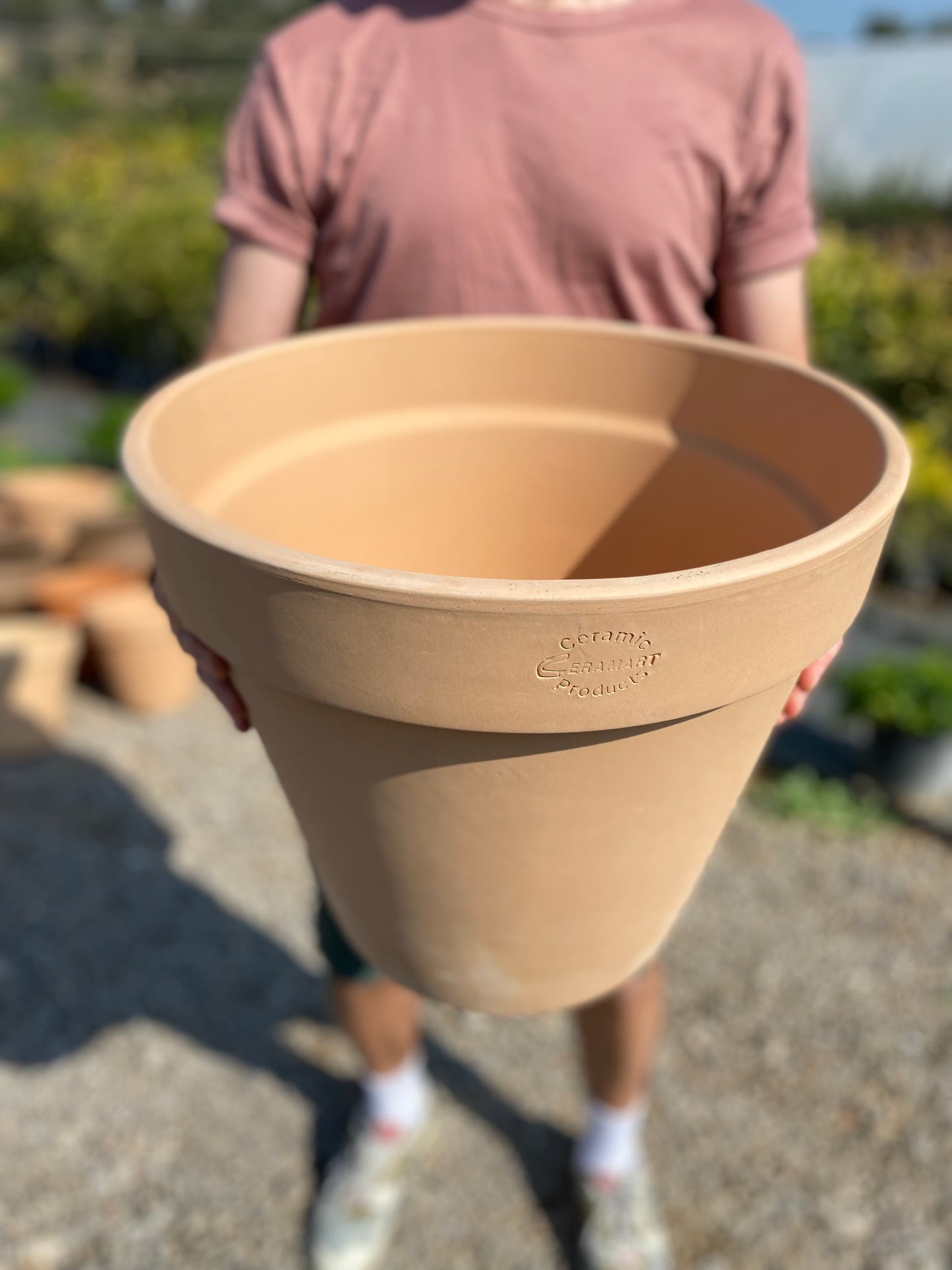 Κεραμική γλάστρα Ceramart Φυτώριο (Ceramic pot Nursery)