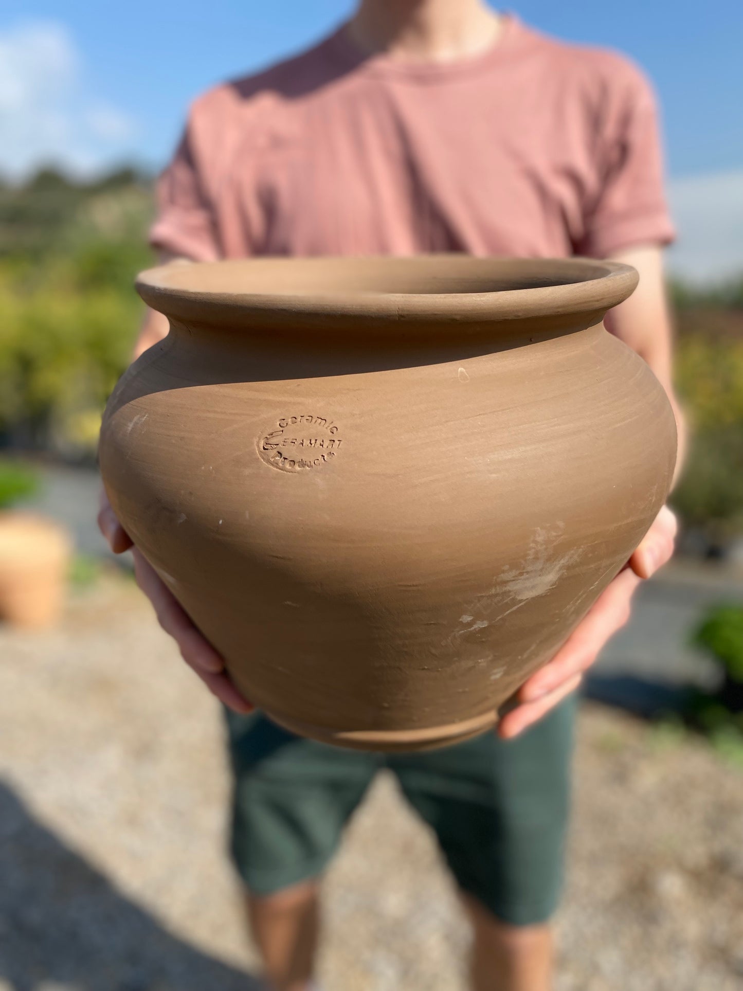 Κεραμική γλάστρα Ceramart Ζάρα (Ceramic pot Zara)